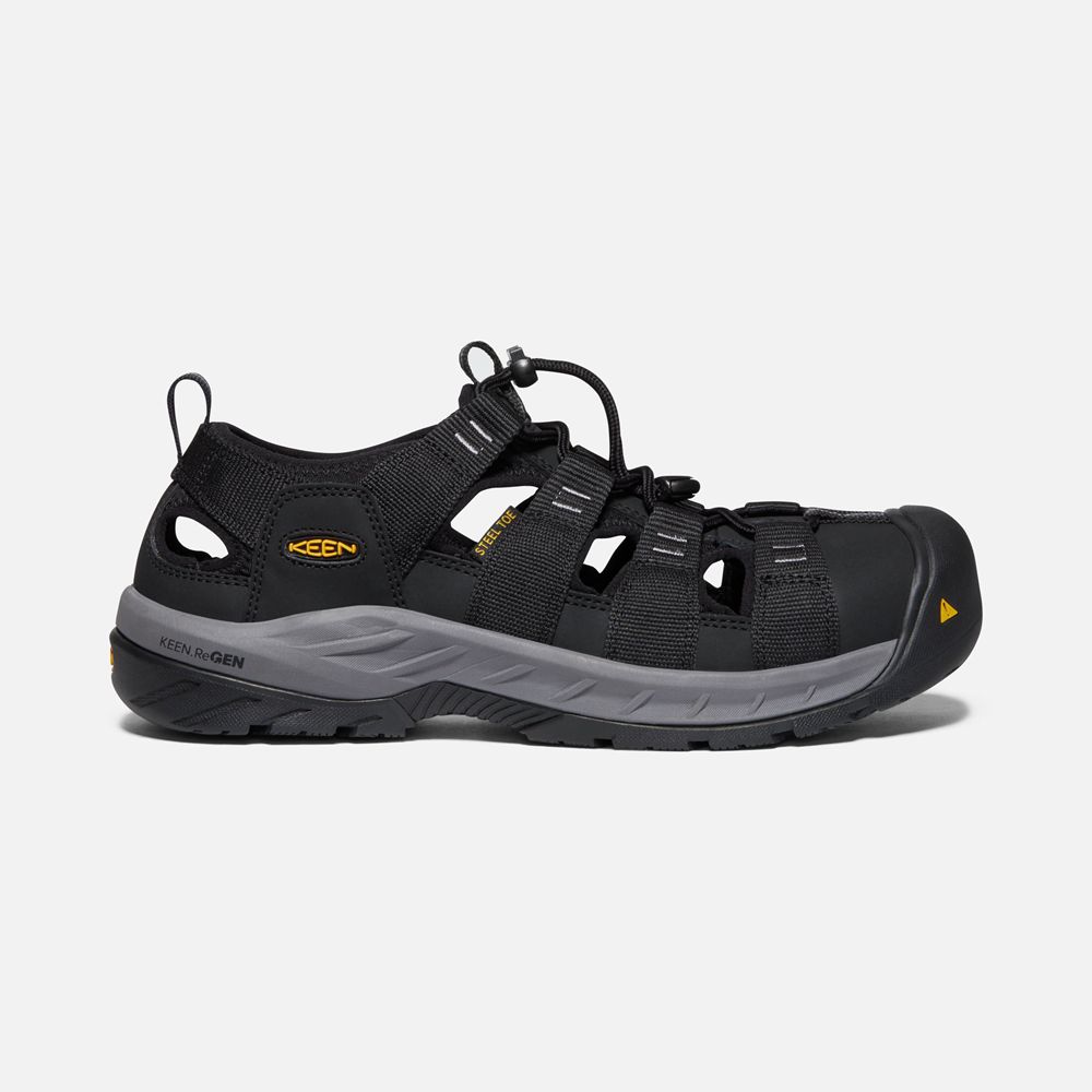 Chaussures de Travail Keen Homme Noir | Atlanta Ii Cooler (Steel Toe) | MVLHK-5879